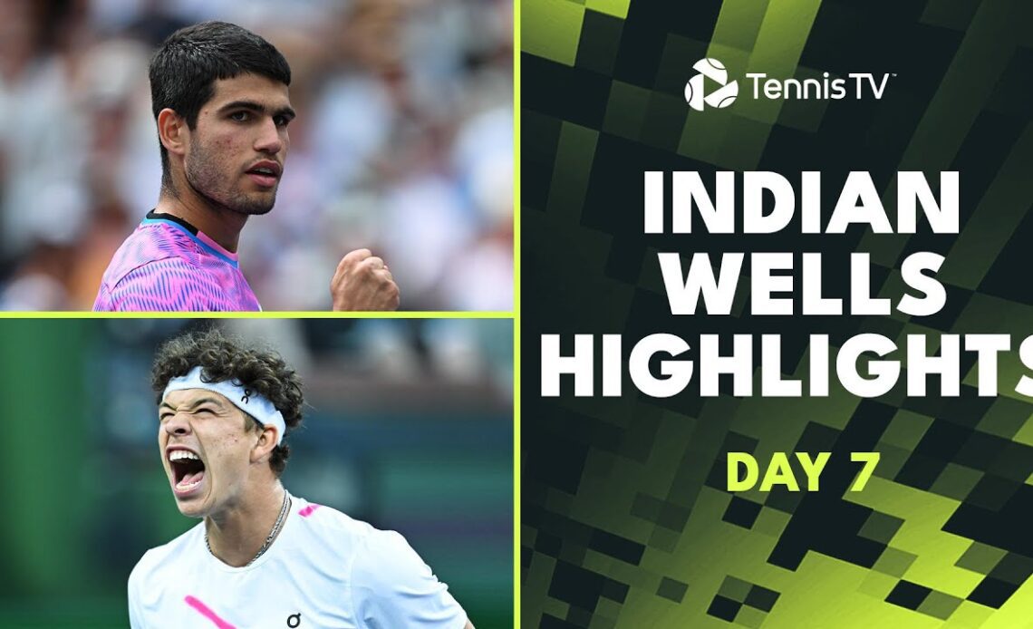 Sinner Faces Shelton; Alcaraz Back In Business | Indian Wells 2024 Day 7 Highlights