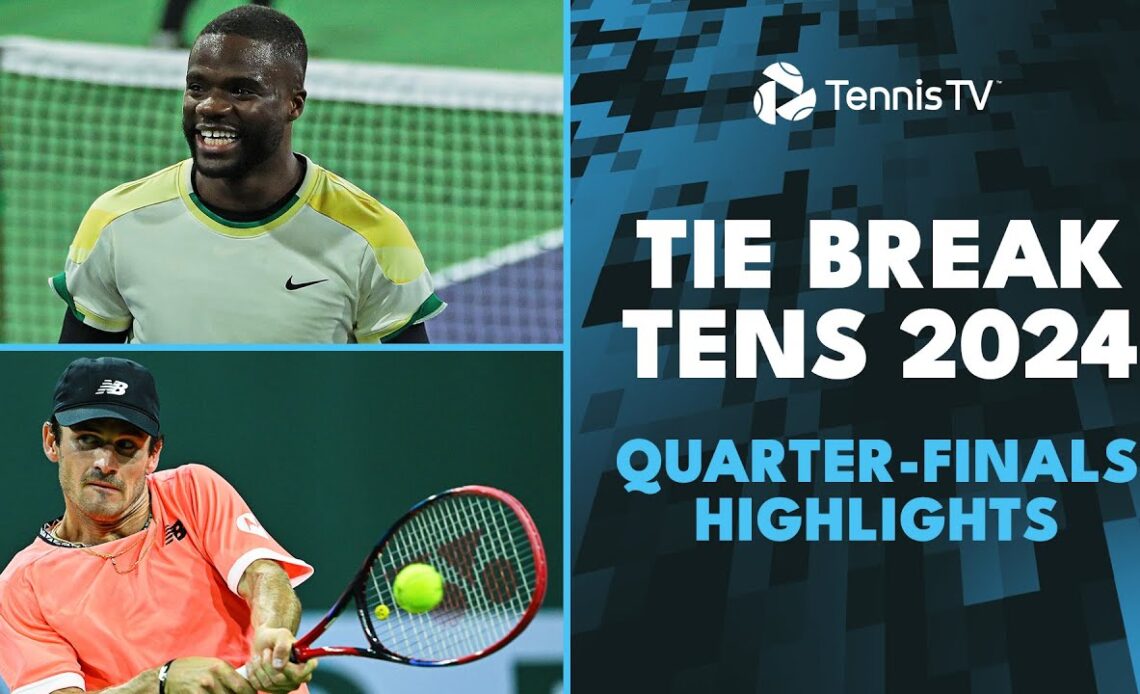 Tsitsidosa, Rune/Wozniaki, Fritz Sabalenka & More! 😁 | Tie Break Tens 2024 Quarter-Finals Highlights