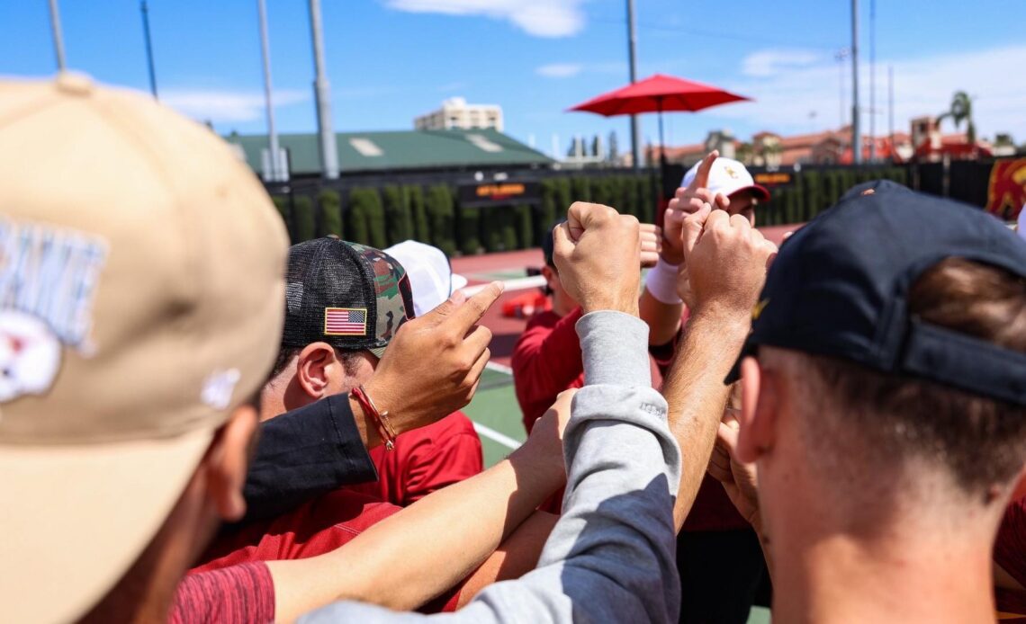 USC Men's Tennis Falls in Final Non-conference Match to No. 9 Texas