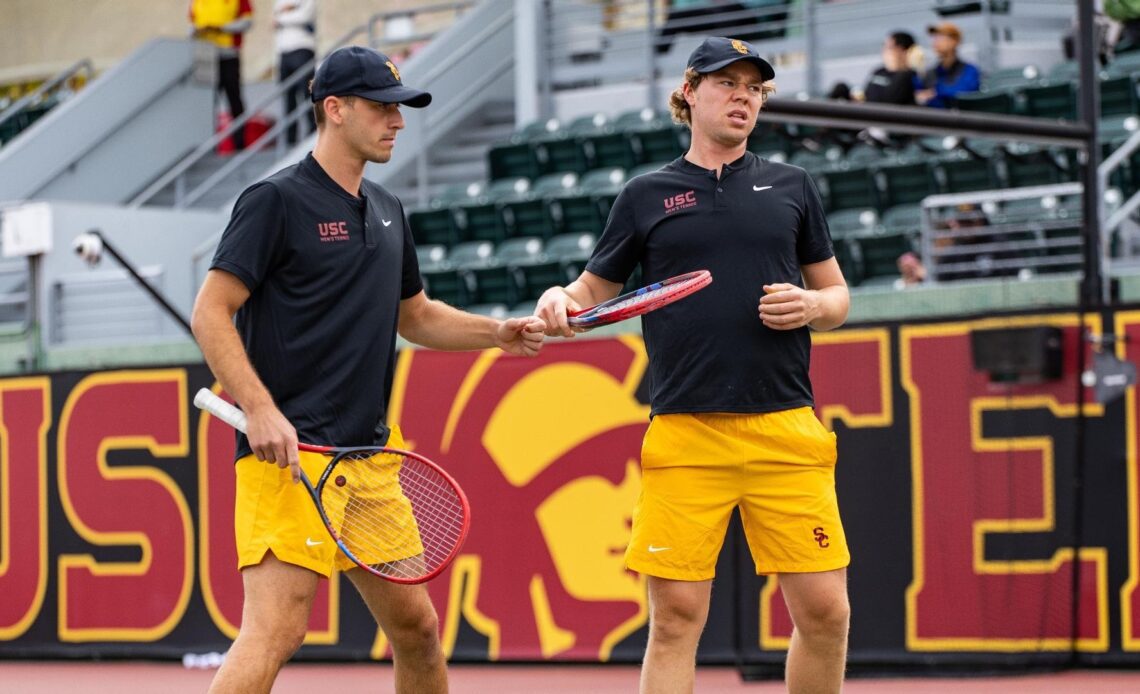 USC Men's Tennis Falls in Rescheduled Match Against Pepperdine