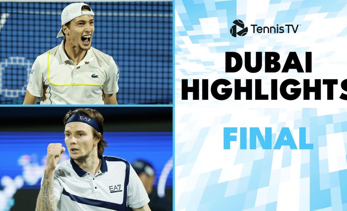 Ugo Humbert vs Alexander Bublik For The Title 🏆 | Dubai 2024 Final Highlights