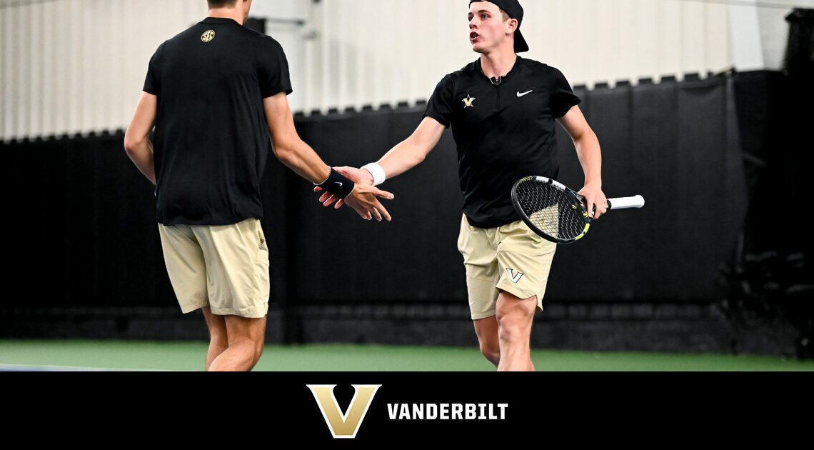 Vanderbilt Men's Tennis | Dores Take Tight Battle With Auburn