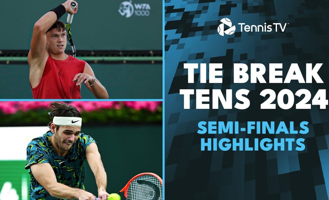 Wozniacki/Rune Battle Navarro/Shelton | Tie Break Tens 2024 Semi-Finals Highlights