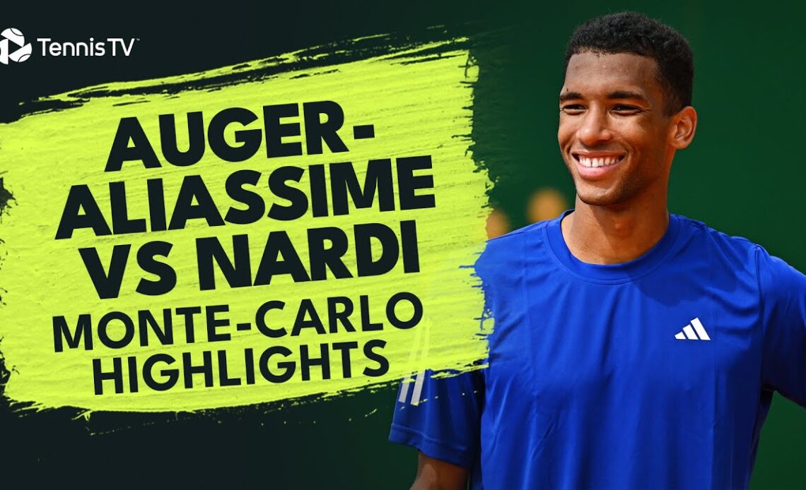Auger-Aliassime Kicks Off Monte-Carlo Campaign vs Nardi ⚡️ | Monte-Carlo 2024 Highlights