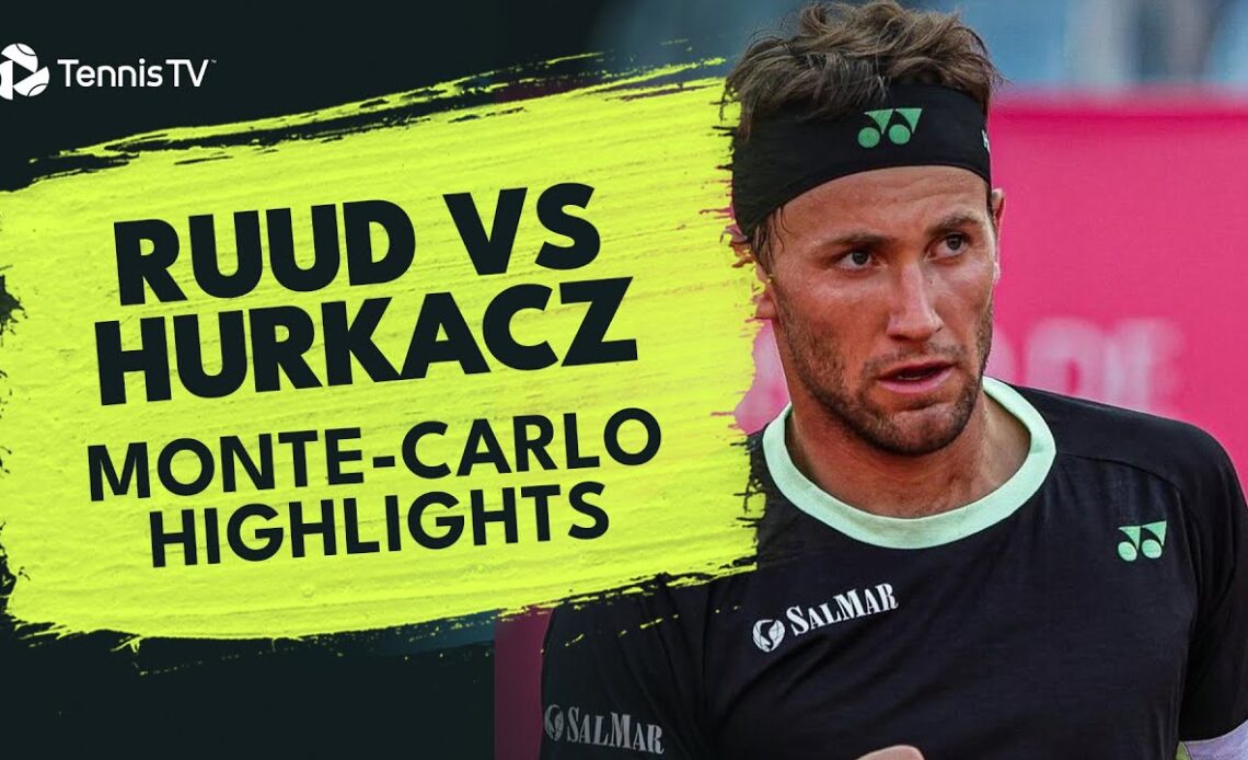 Casper Ruud vs Hubert Hurkacz Highlights! | Monte-Carlo 2024