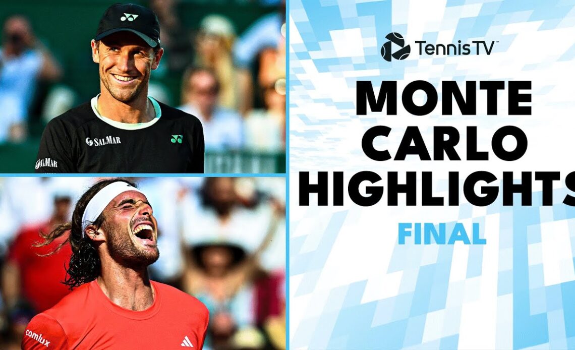 Casper Ruud vs Stefanos Tsitsipas For The Title 🏆 | Monte-Carlo 2024 Highlights Final
