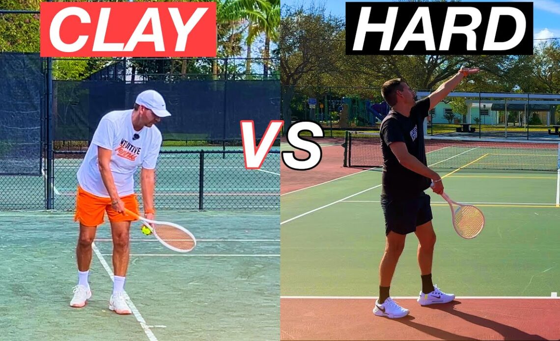 Clay Court vs Hard Court Tennis Tactics