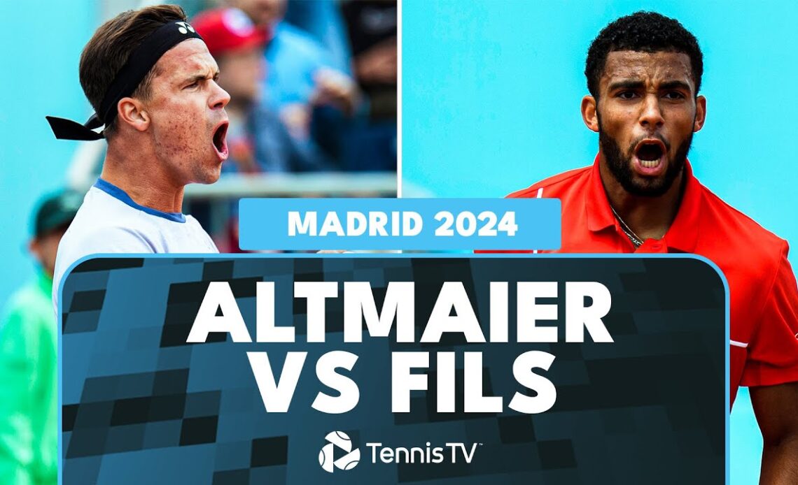 Daniel Altmaier vs Arthur Fils Highlights | Madrid 2024