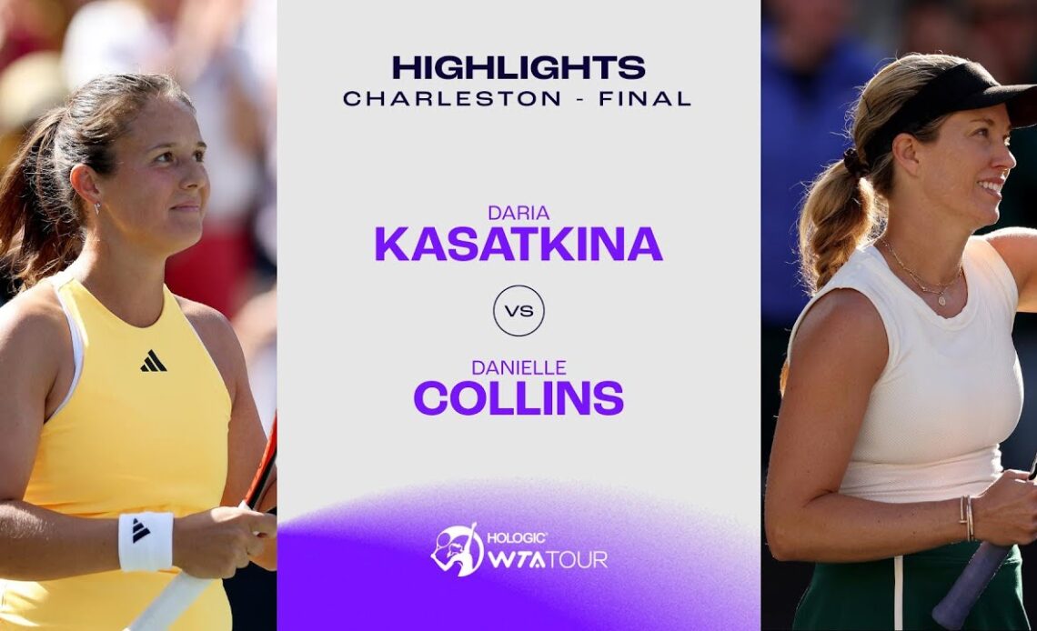 Daria Kasatkina vs. Danielle Collins | 2024 Charleston Final | WTA Match Highlights