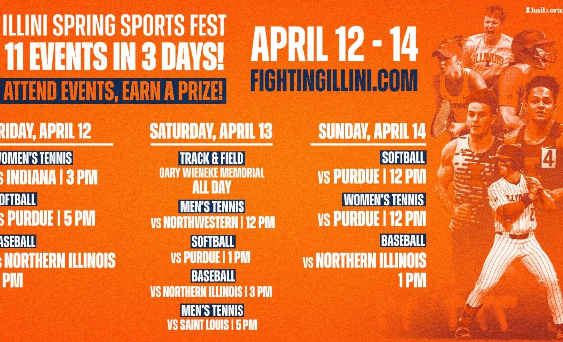 Fighting Illini Athletics Set to Host Spring Sports Fest