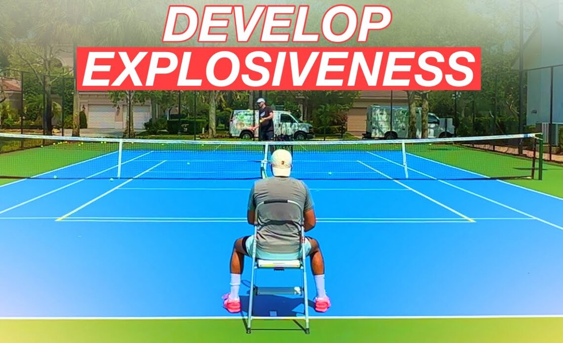 How to Improve Explosiveness, Intensity & Ball Recognition | Tennis Lesson with Shamir