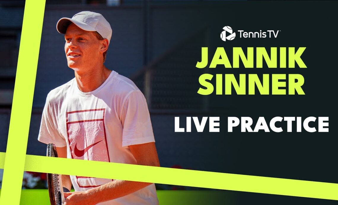 LIVE STREAM: Jannik Sinner Practices Ahead Of Madrid 2024 Match vs Khachanov