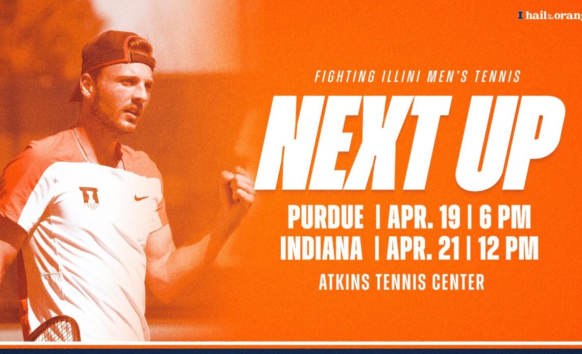 Men’s Tennis Continues Homestand with Contests Against Purdue, Indiana