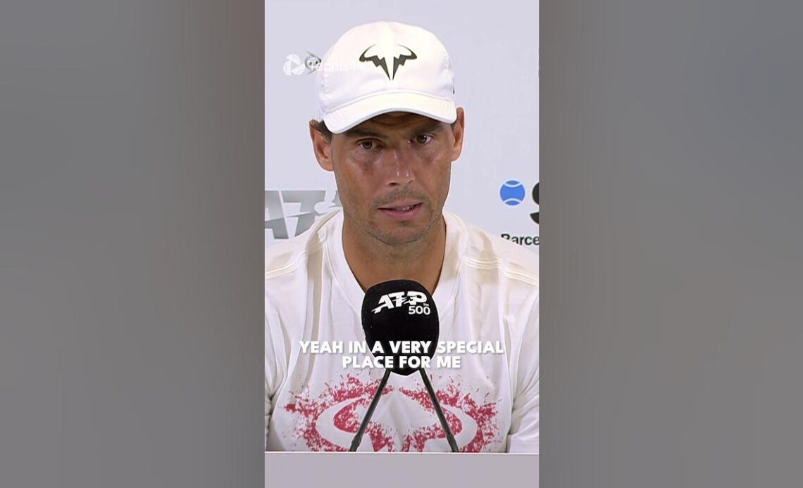 Nadal Is Feeling The Love In Barcelona 🫶