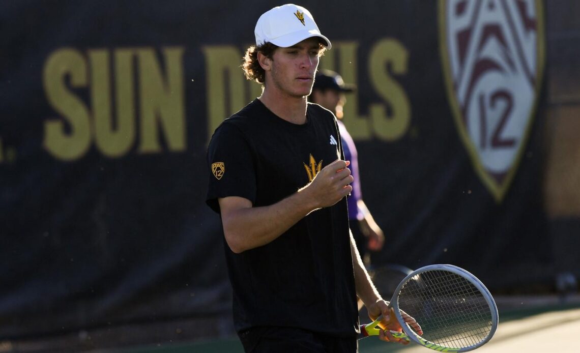 No. 21 Men's Tennis Falls to No. 9 Arizona