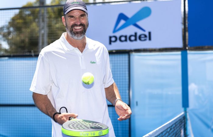 Pat Rafter returns to court at Senior World Padel Championships | 17 April, 2024 | All News | News and Features | News and Events