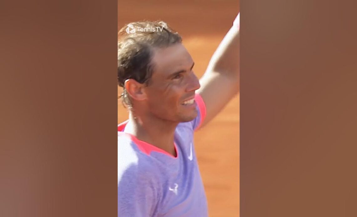 Rafael Nadal Wins On His Return To Clay! 😍
