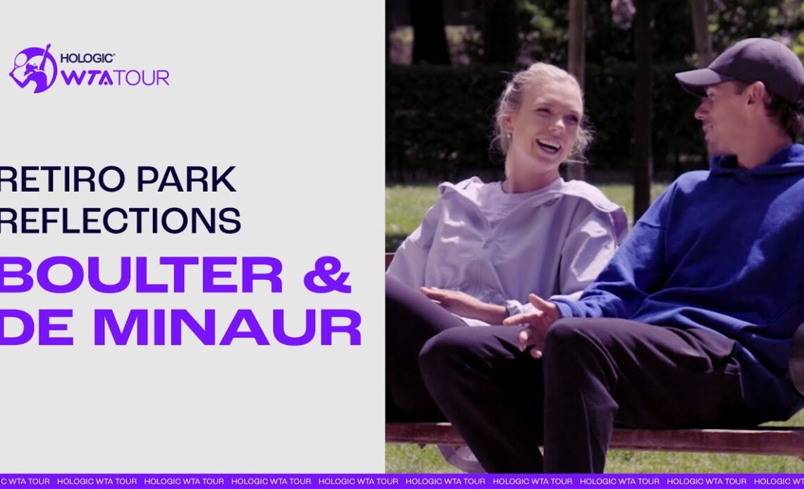 Retiro Park Reflections: Katie Boulter & Alex De Minaur discuss life together on WTA & ATP Tours! 🫶