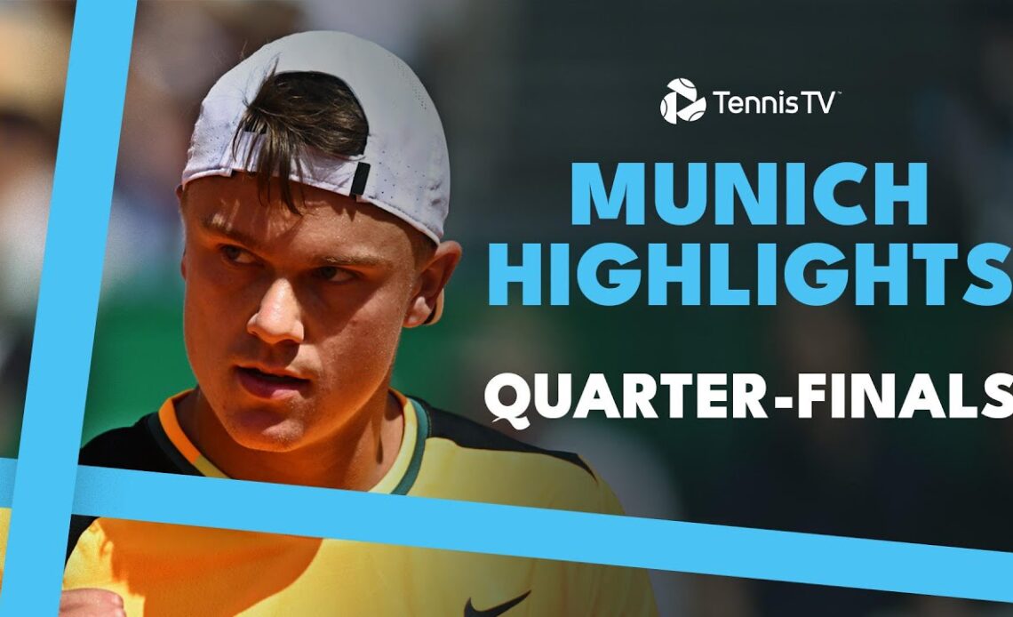 Rune Faces Huesler; Zverev, Fritz & More Also In Action | Munich 2024 Quarter-Final Highlights