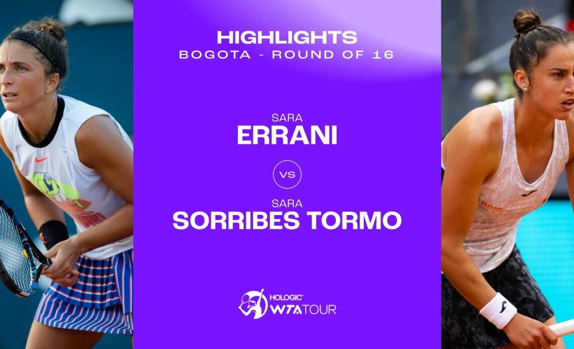 Sara Errani vs. Sara Sorribes Tormo | 2024 Bogota Round of 16 | WTA Match Highlights