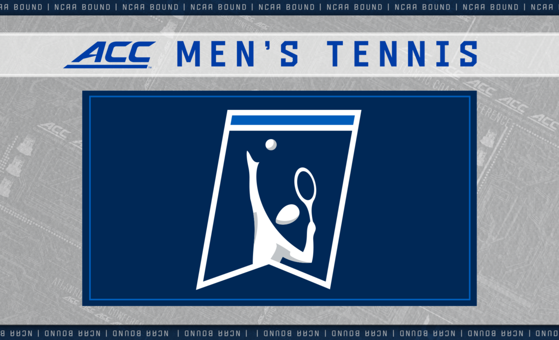 Seven ACC Men's Tennis Teams Earn 2024 NCAA Championship Bids