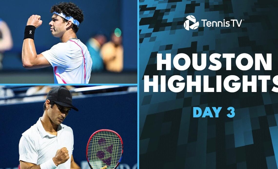 Shelton Faces Bergs; Giron, Wolf & Cerundolo In Action | Houston 2024 Highlights Day 3