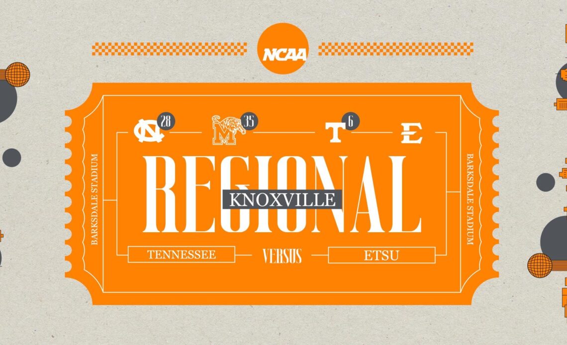 Tennessee Named No. 7 Seed in NCAA Tournament, Hosting ETSU in First Round