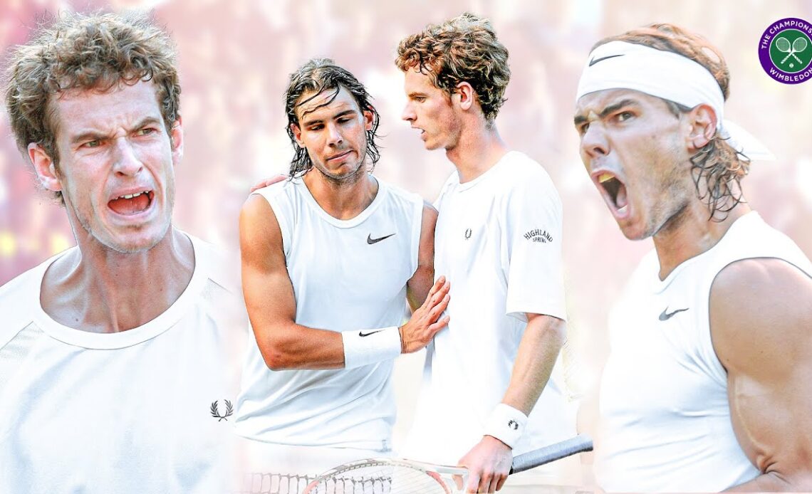 The Biggest Rivalries at Wimbledon: Andy Murray v Rafael Nadal