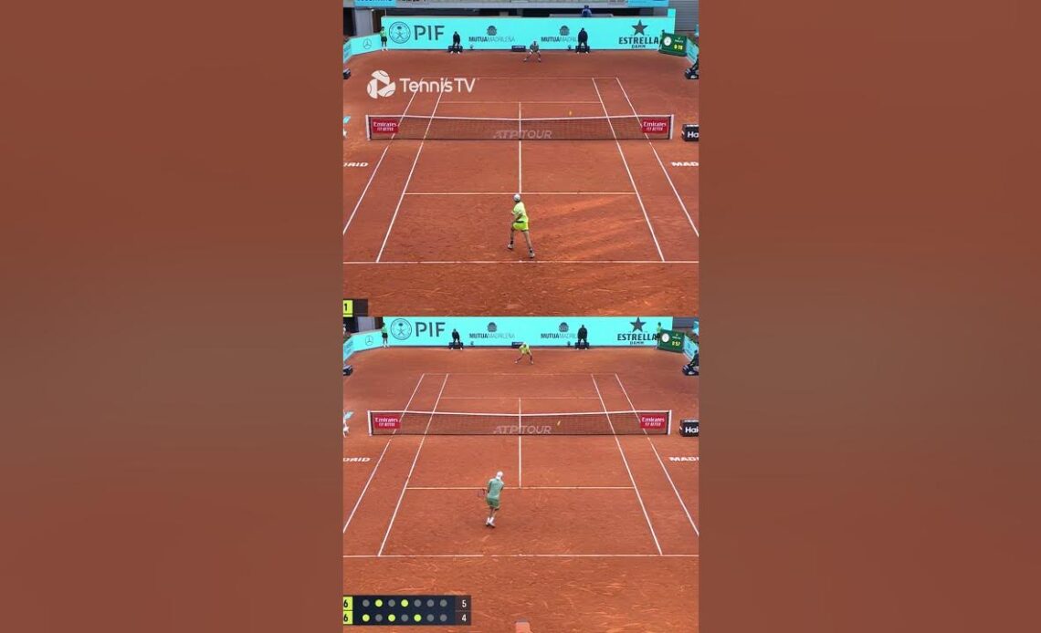 They Play The Exact SAME Tennis Shot 😵‍💫