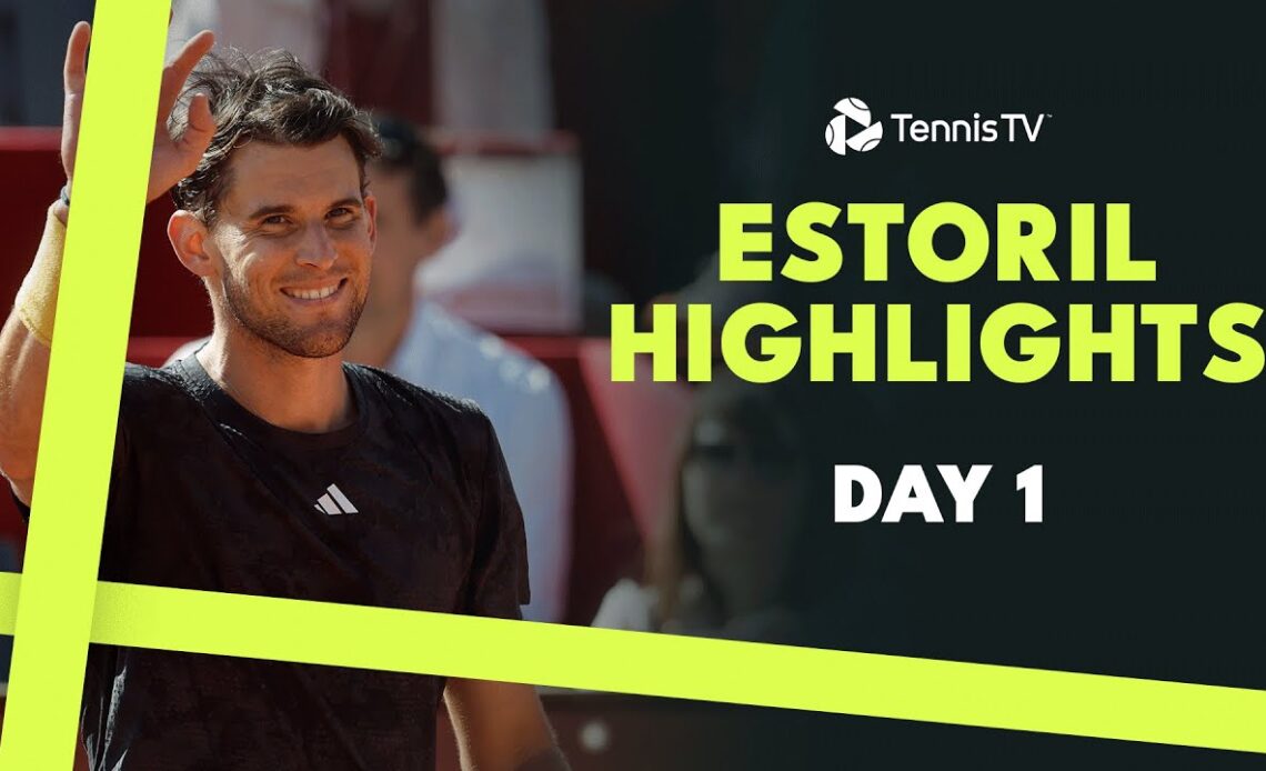 Thiem Returns To Action; Kecmanovic, Bautista Agut & Pouille Feature | Estoril 2024 Day 1 Highlights