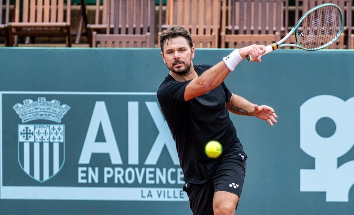 Three-time major champion Stan Wawrinka is back in action on the Challenger Tour!