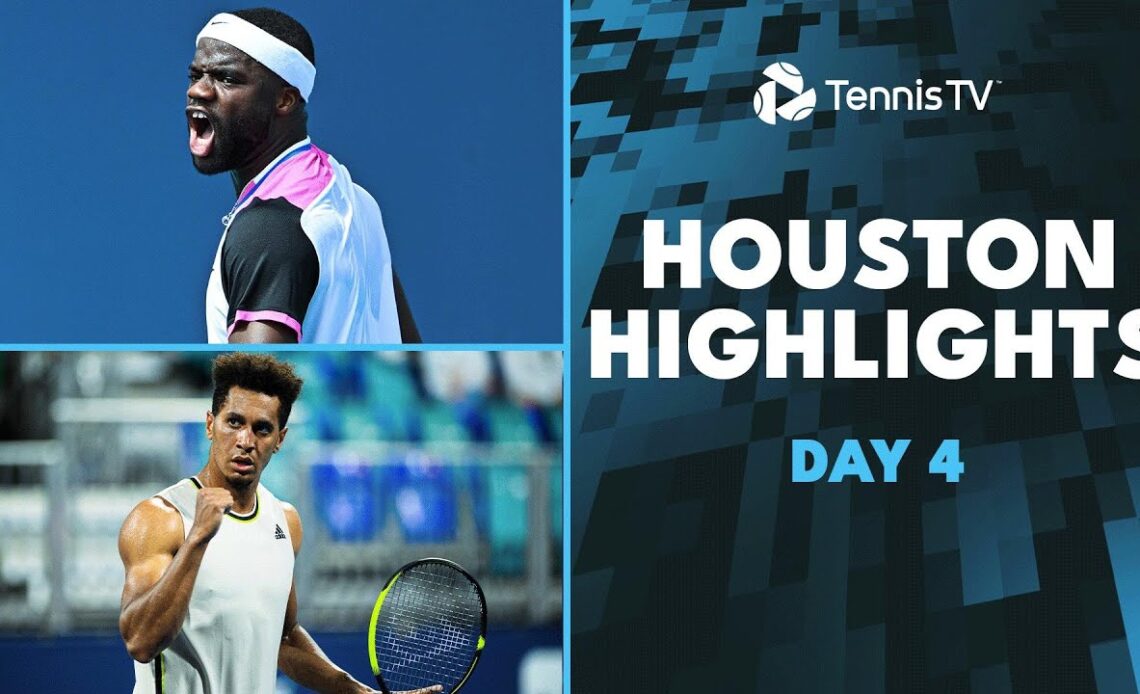 Tiafoe Begins Title Defense; Mmoh & Etcheverry In Action | Houston 2024 Highlights Day 4