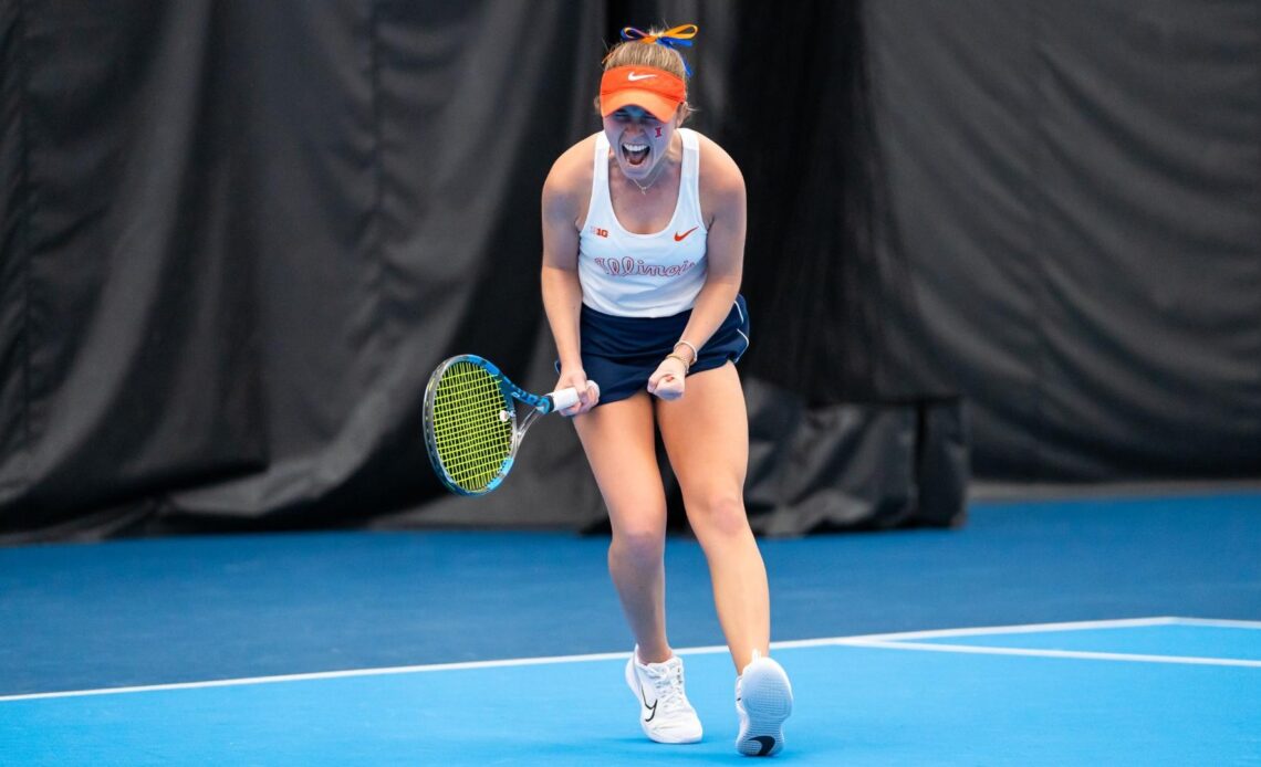 Treiber Earns Seventh Clinch of Season in Illini’s Friday Win at Penn State