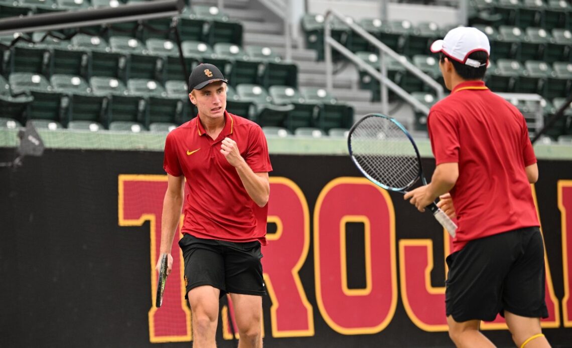 USC Men's Tennis Sweeps the Regular Season Finale