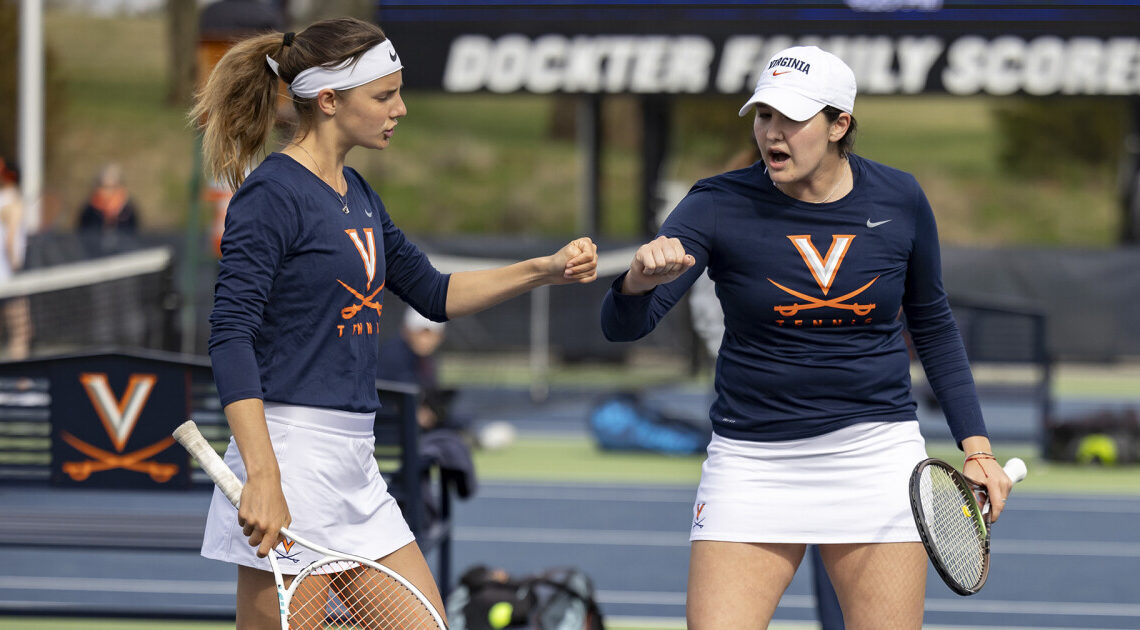 Virginia Women's Tennis | Chervinsky and Collard Named ACC Doubles Team of the Week
