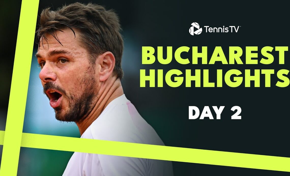 Wawrinka Battles Borges; Goffin, Shapovalov & More In Action | Bucharest 2024 Day 2 Highlights