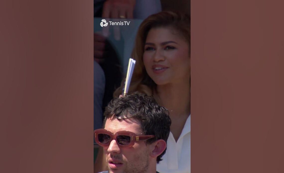 Zendaya Watching The Tennis In Monte-Carlo!