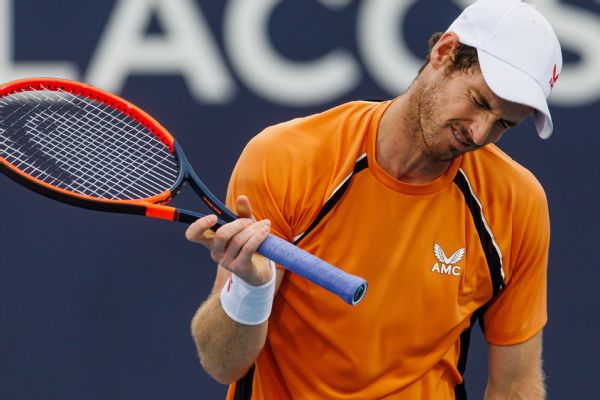 Andy Murray trails Yannick Hanfmann at rain-hit Geneva Open