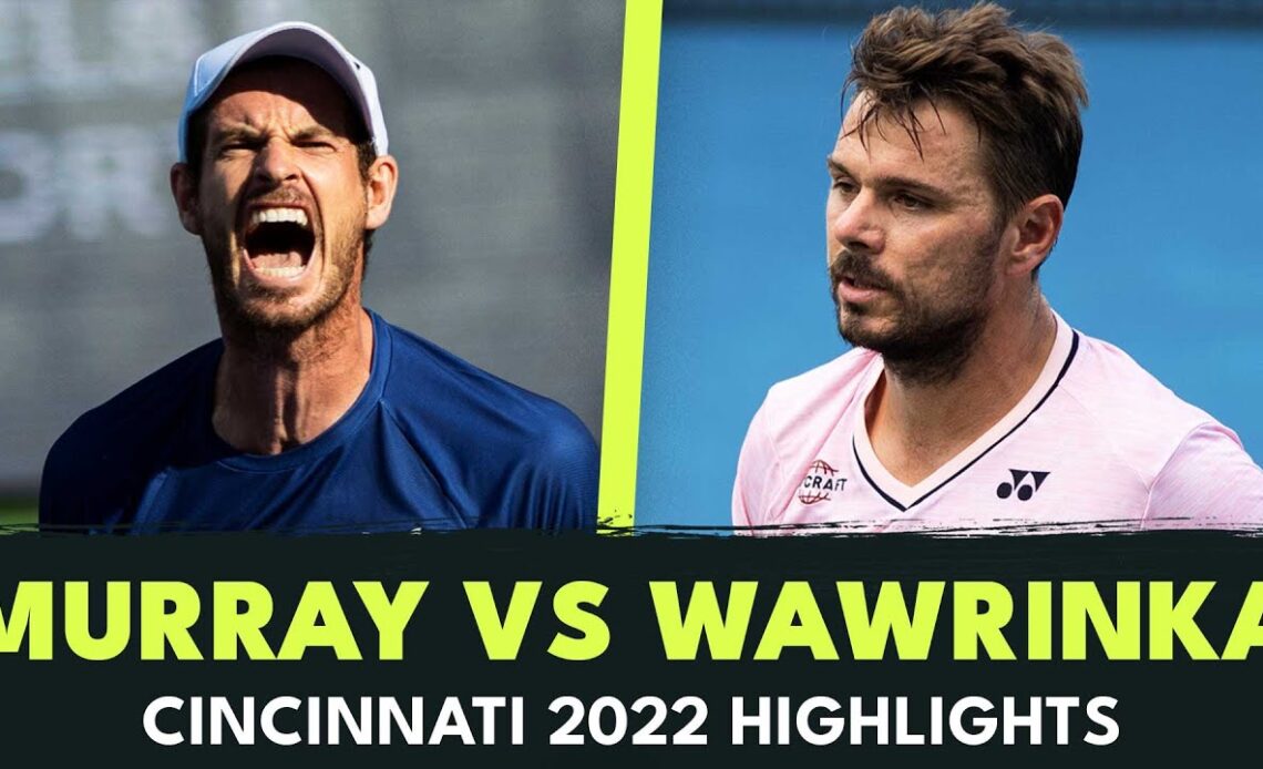 Andy Murray vs Stan Wawrinka 3-Hour Thriller! | Cincinnati 2022 Extended Highlights