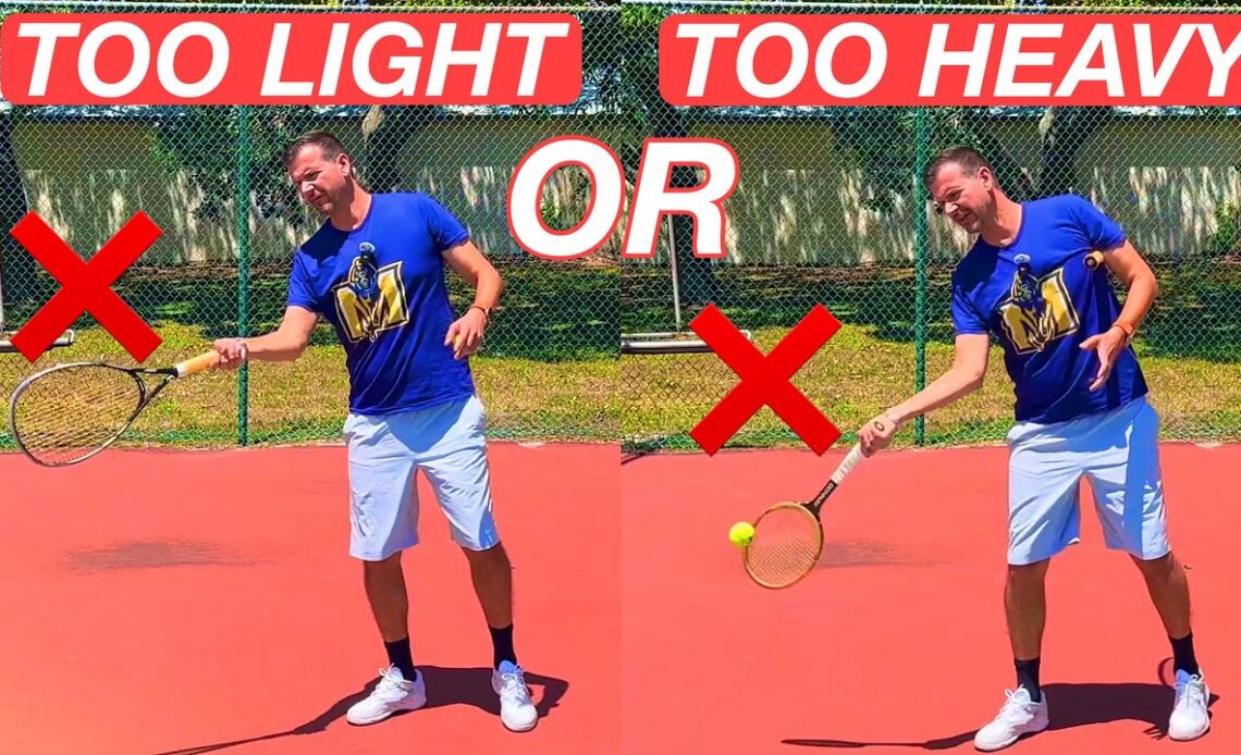 Are You Playing with the Wrong Tennis Racquet? | Too Light vs Too Heavy