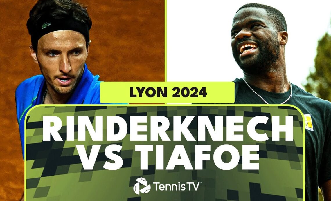 Arthur Rinderknech vs Frances Tiafoe Highlights | Lyon 2024