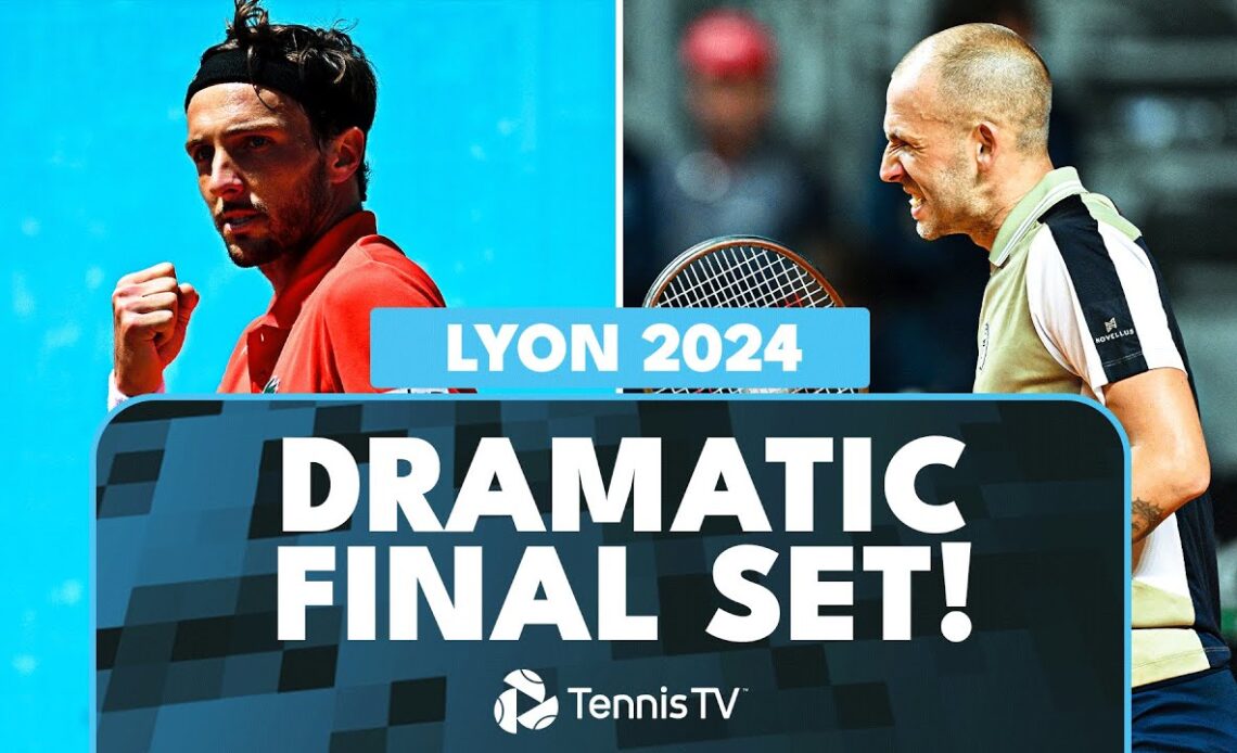 DRAMATIC Dan Evans vs Arthur Rinderknech Final Set 👀 | Lyon 2024 Highlights