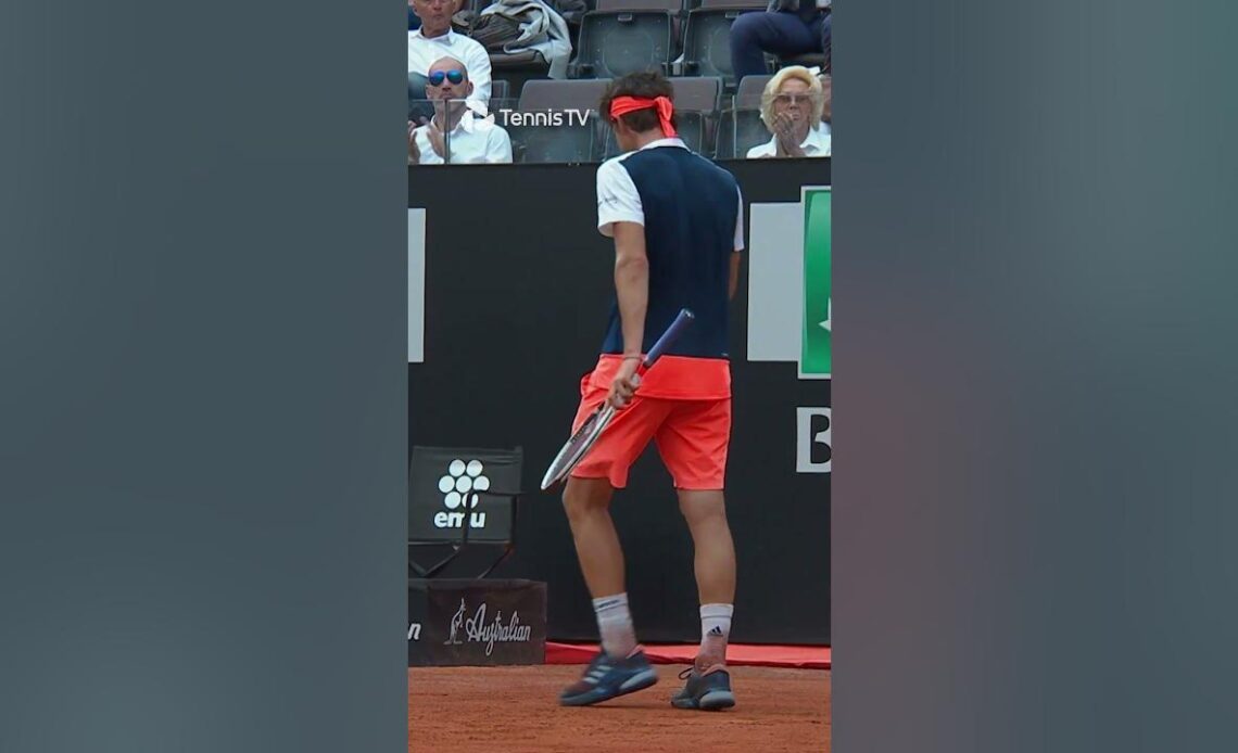 Domi-nator Thiem 🚀 Thiem BLASTS backhand winner vs Nadal at Rome 2017 🔥