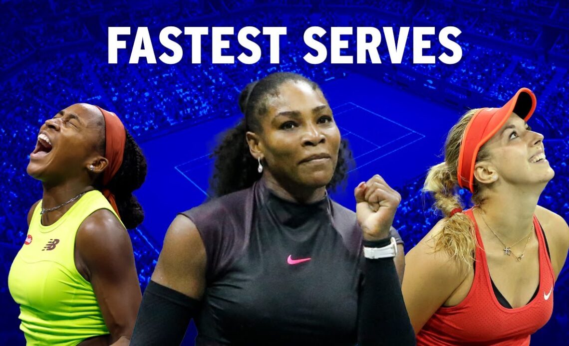 Fastest Serves Ever! | Women's Singles | US Open