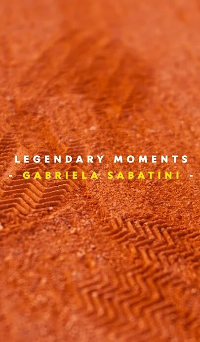 Gabriela Sabatini legendary moment at Roland-Garros 1984 ✨#rolandgarros @emirates