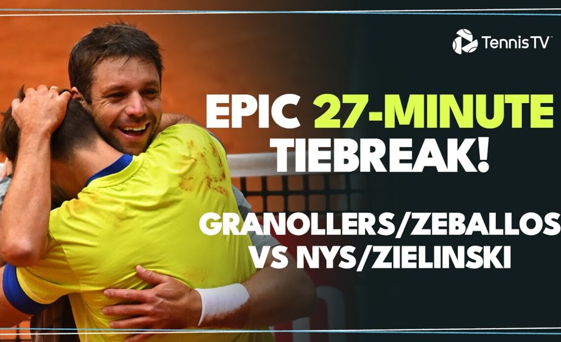 Granollers & Zeballos Win Epic 27-Minute Tiebreak! | Madrid 2024 Highlights