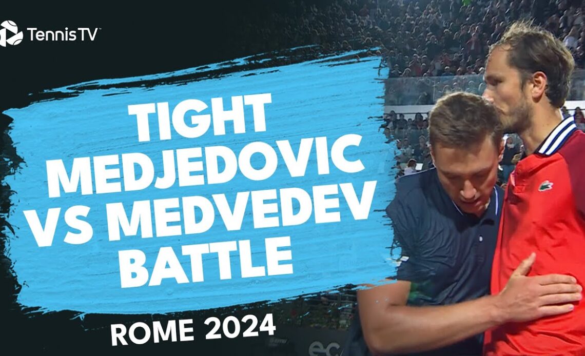 Hamad Medjedovic vs Daniil Medvedev | Rome 2024