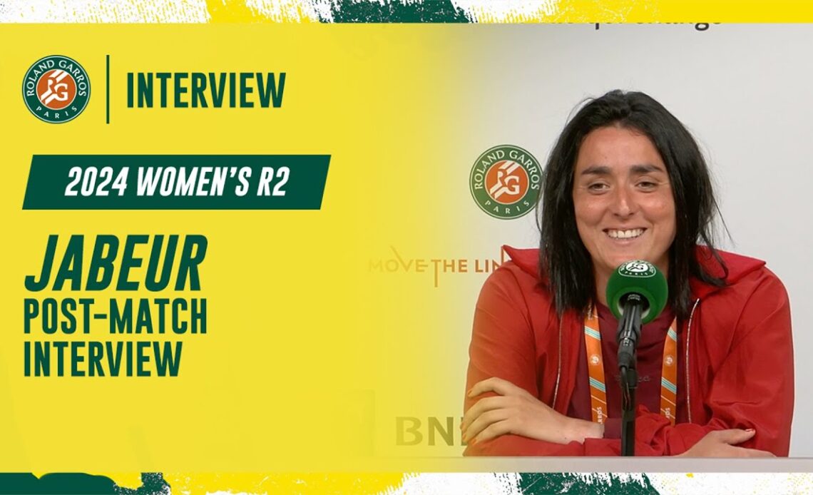 Jabeur Round 2 post-match interview | Roland-Garros 2024