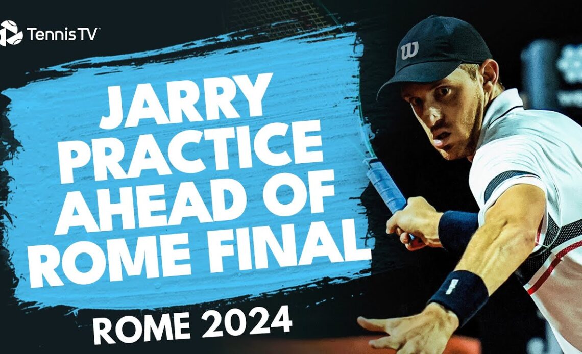 LIVE PRACTICE STREAM : Nico Jarry Practice Ahead of Rome Final