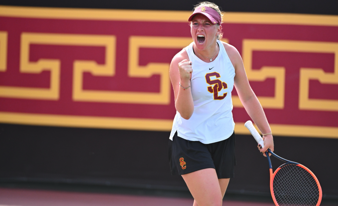 No. 11 USC Women’s Tennis Powers Past Cal Poly 4-0 to Advance to Second Round of NCAA Team Championships